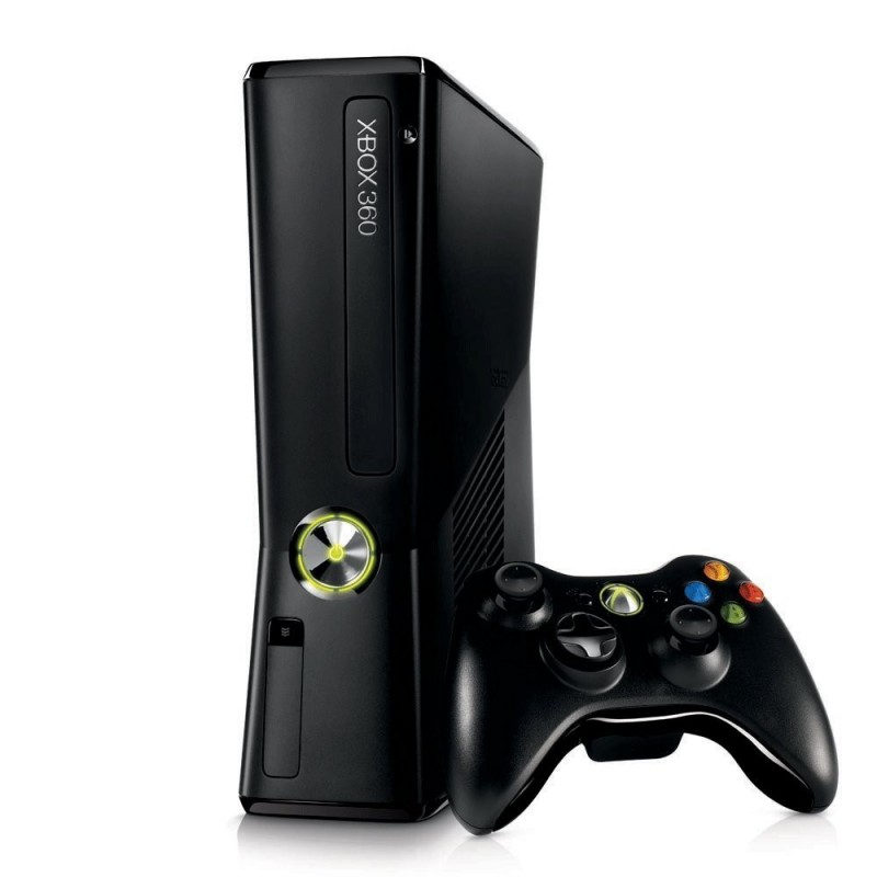 CONSOLE XBOX 360 SLIM 250 GO NOIRE - Consoles Xbox 360 au prix de 79,95 €