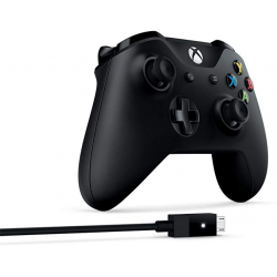 MANETTE XONE PC MICROSOFT NOIRE - Accessoires Xbox One au prix de 59,95 €