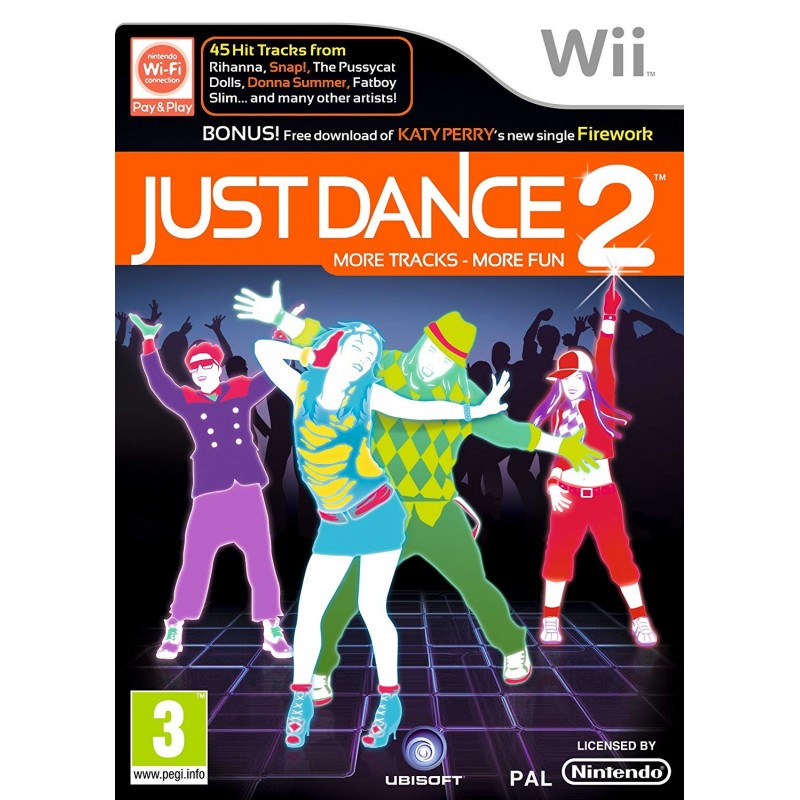 WII JUST DANCE 2 - Jeux Wii au prix de 3,99 €