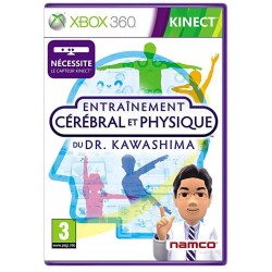 X360 KINECT ENTRAINEMENT CEREBRAL DU DR KAWASHIMA - Jeux Xbox 360 au prix de 5,95 €