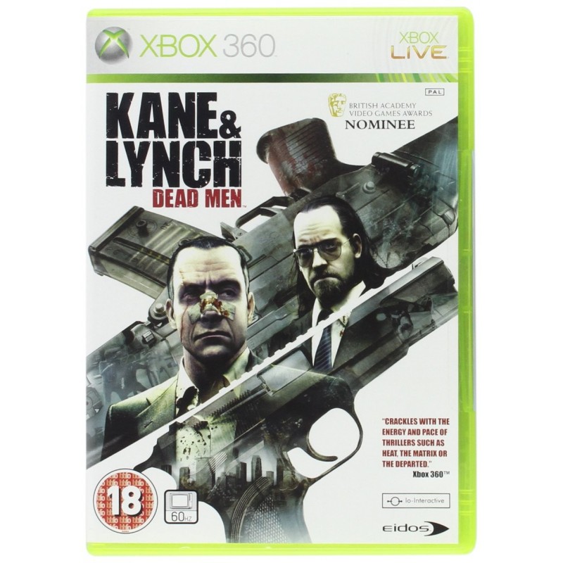 X360 KANE ET LYNCH DEAD MEN - Jeux Xbox 360 au prix de 4,95 €