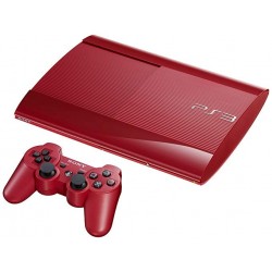 CONSOLE PS3 ULTRA SLIM ROUGE 500GO - Consoles PS3 au prix de 99,95 €