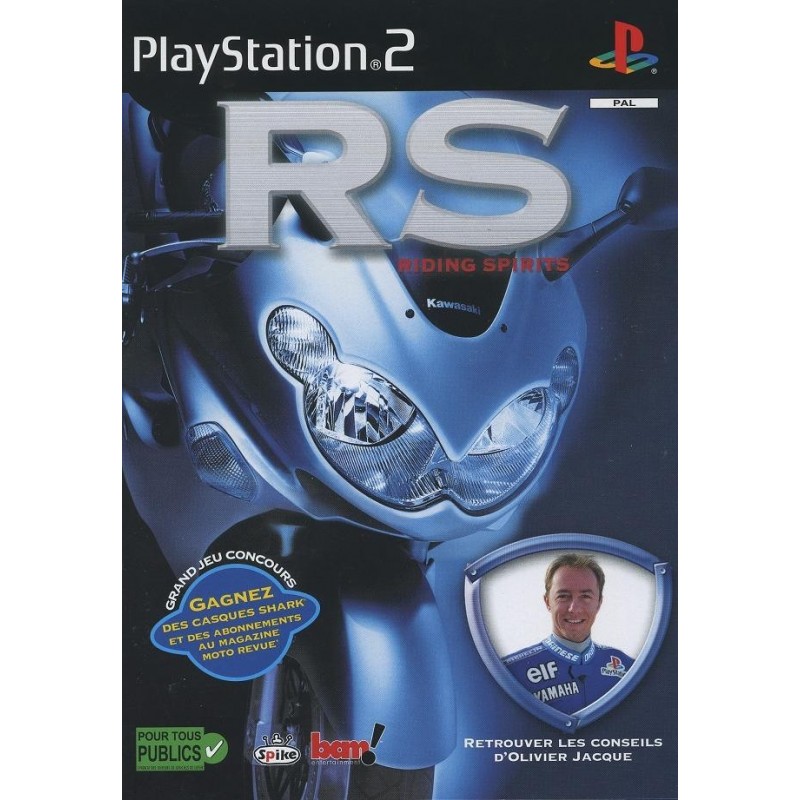 PS2 RIDING SPIRITS - Jeux PS2 au prix de 4,95 €
