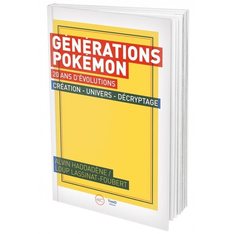 GENERATION POKEMON 20ANS - Librairie Gaming au prix de 19,90 €