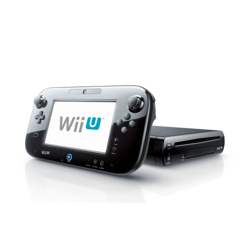 CONSOLE WII U NOIRE 32 GO - Consoles Wii U au prix de 99,99 €