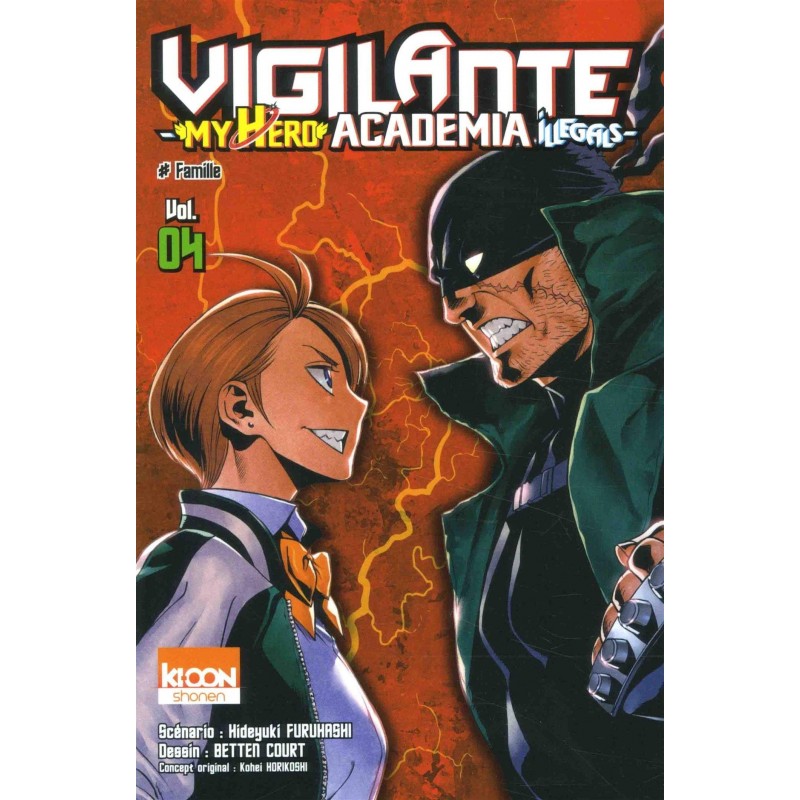 MY HERO ACADEMIA VIGILANTE T04 - Manga au prix de 6,90 €