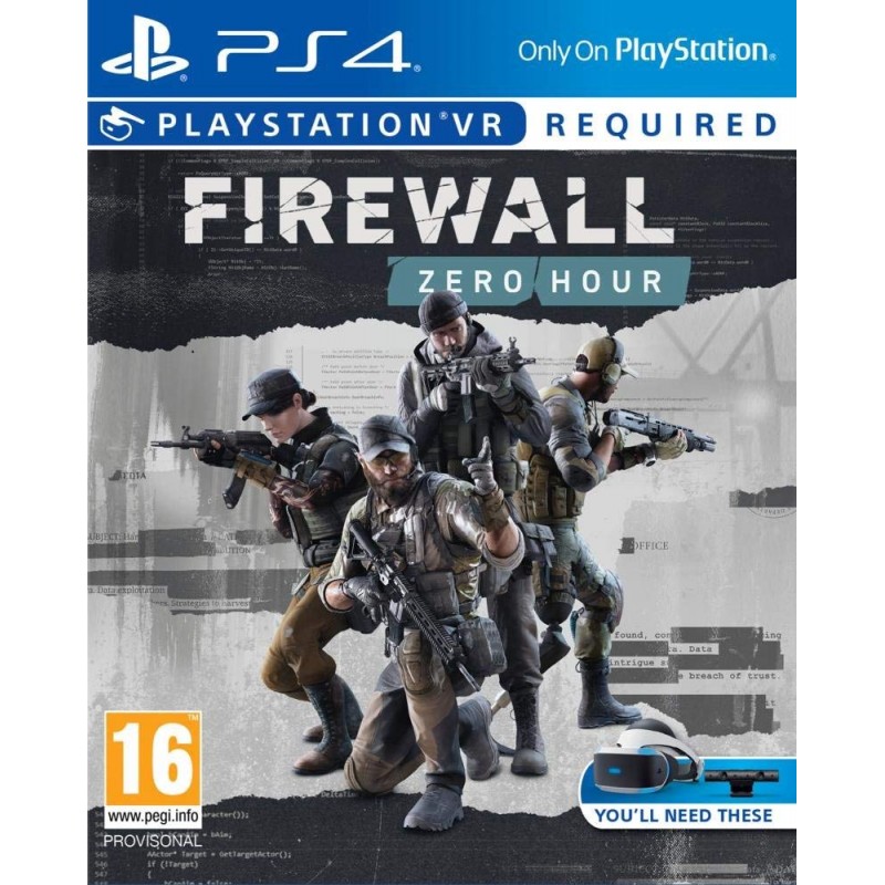 PS4 FIREWALL : ZERO HOUR OCC - Jeux PS4 au prix de 14,95 €