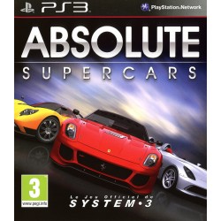 PS3 ABSOLUTE SUPERCARS - Jeux PS3 au prix de 12,99 €