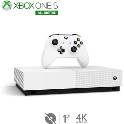 CONSOLE XBOX ONE S ALL DIGITAL 1TO BLANCHE OCC - Consoles Xbox One au prix de 199,95 €