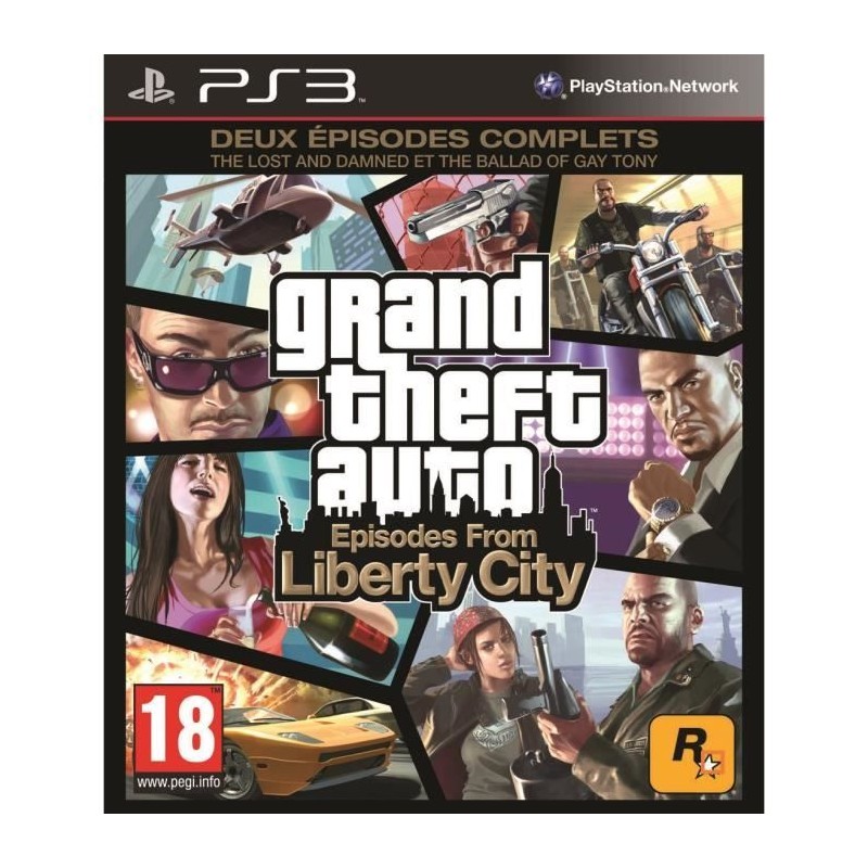 PS3 GTA IV EPISODES FROM LIBERTY CITY ( SOUS BLISTER ) - Jeux PS3 au prix de 14,95 €