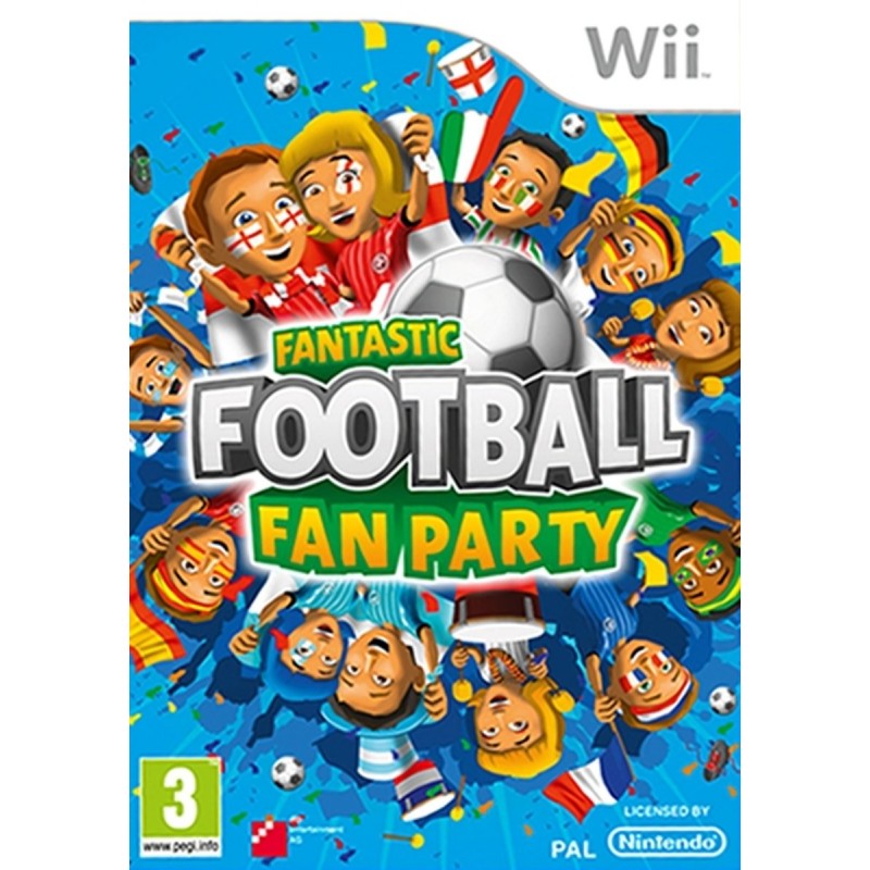 WII FANTASTIC FOOTBALL FAN PARTY - Jeux Wii au prix de 3,99 €