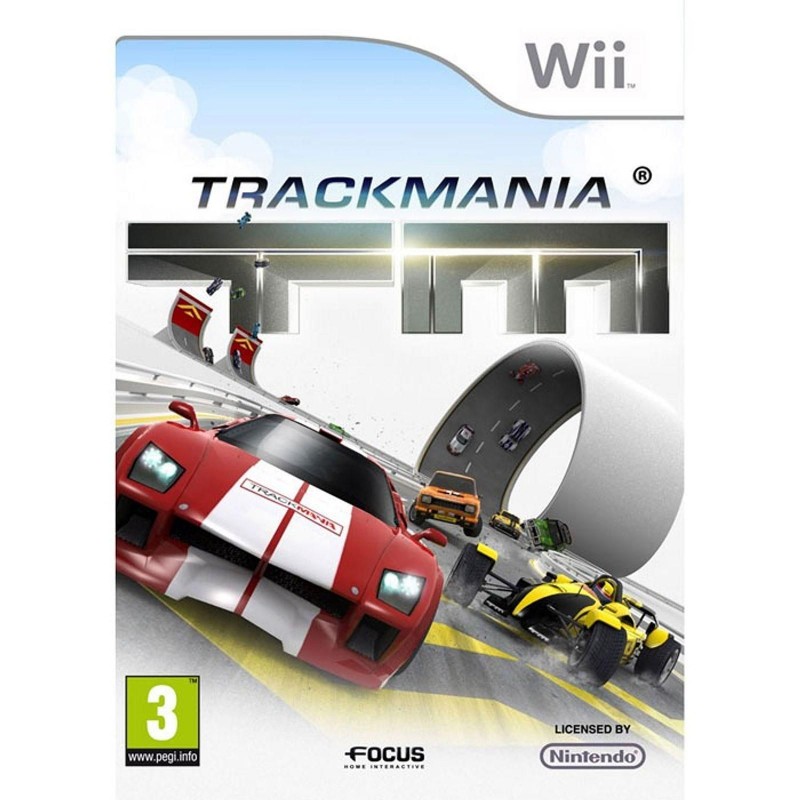 WII TRACKMANIA AVEC VOLANT - Jeux Wii au prix de 19,95 €