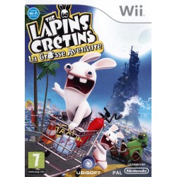 WII LES LAPINS CRETINS LA GROSSE AVENTURE - Jeux Wii au prix de 11,95 €