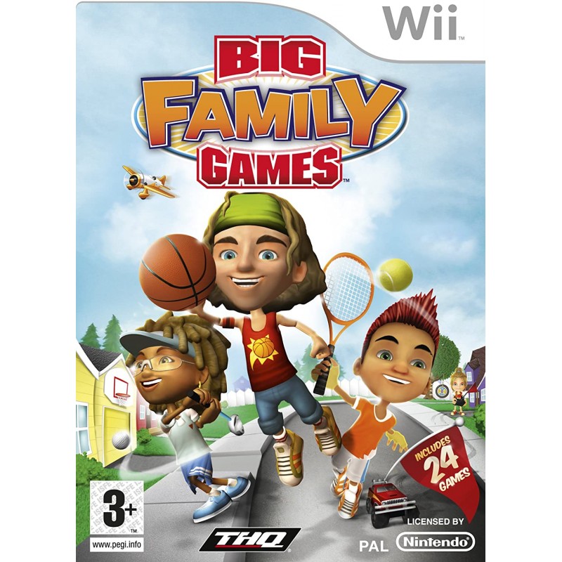 WII BIG FAMILY GAMES - Jeux Wii au prix de 14,95 €