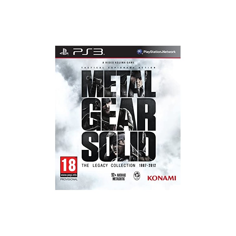 PS3 METAL GEAR SOLID THE LEGACY COLLECTION (SOUS BLISTER) - Jeux PS3 au prix de 49,95 €