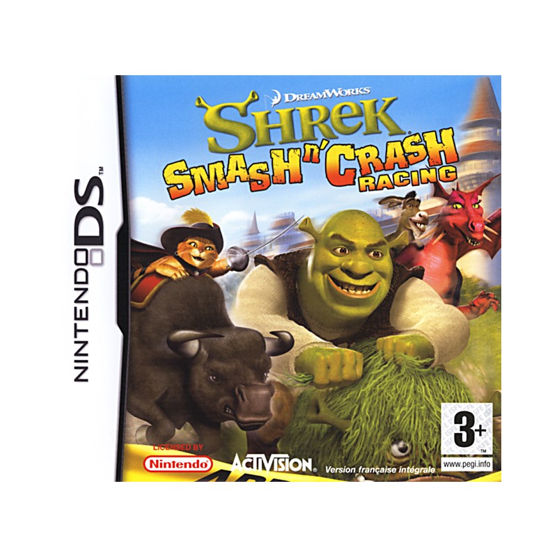 DS SHREK SMASH N CRASH RACING - Jeux DS au prix de 6,95 €