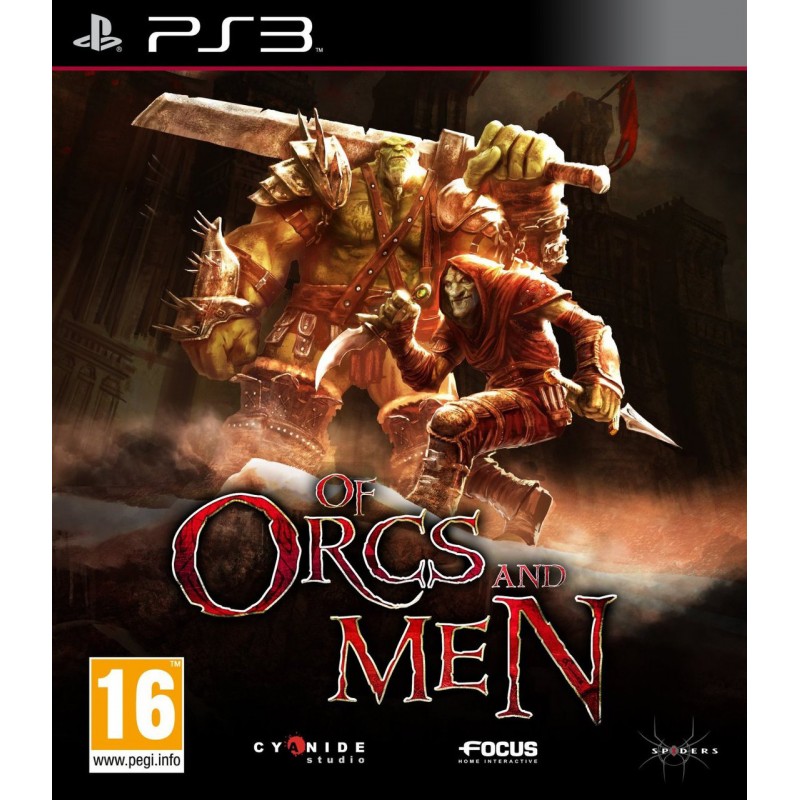 PS3 OF ORCS AND MEN - Jeux PS3 au prix de 14,95 €
