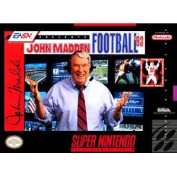 SN JOHN MADDEN FOOTBALL 93 (IMPORT US + SANS NOTICE) - Jeux Super NES au prix de 4,95 €