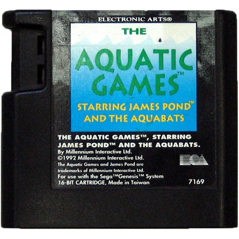 MD THE AQUATIC GAMES STARRING JAMES POND (LOOSE) - Jeux Mega Drive au prix de 2,95 €