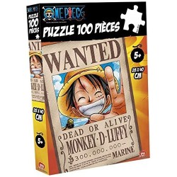 PUZZLE ONE PIECE LUFFY WANTED 100PIECES - Puzzles & Jouets au prix de 14,95 €