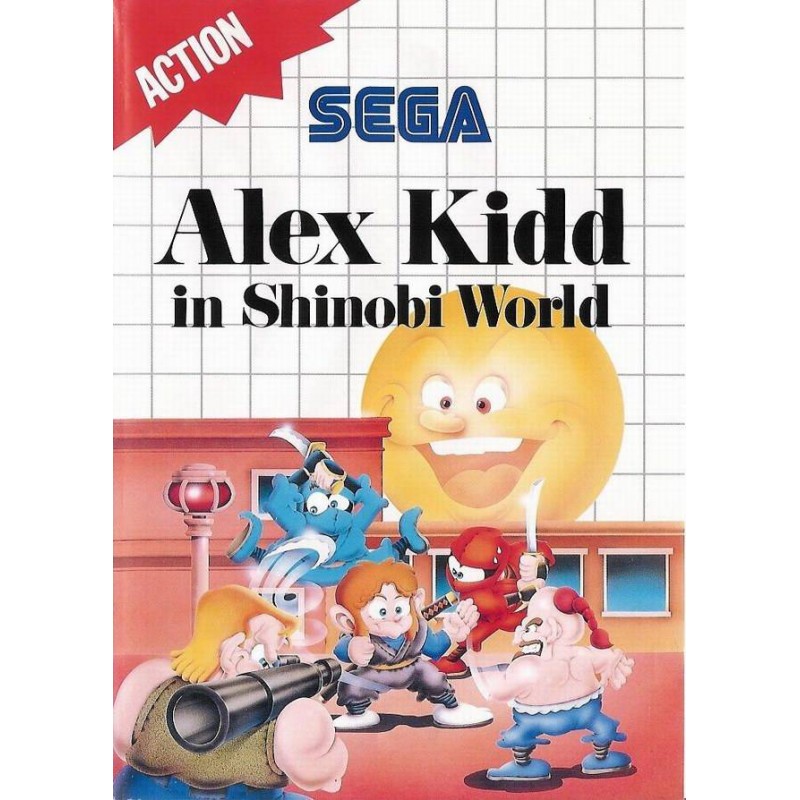 MS ALEX KIDD IN SHINOBI WORLD - Jeux Master System au prix de 14,95 €