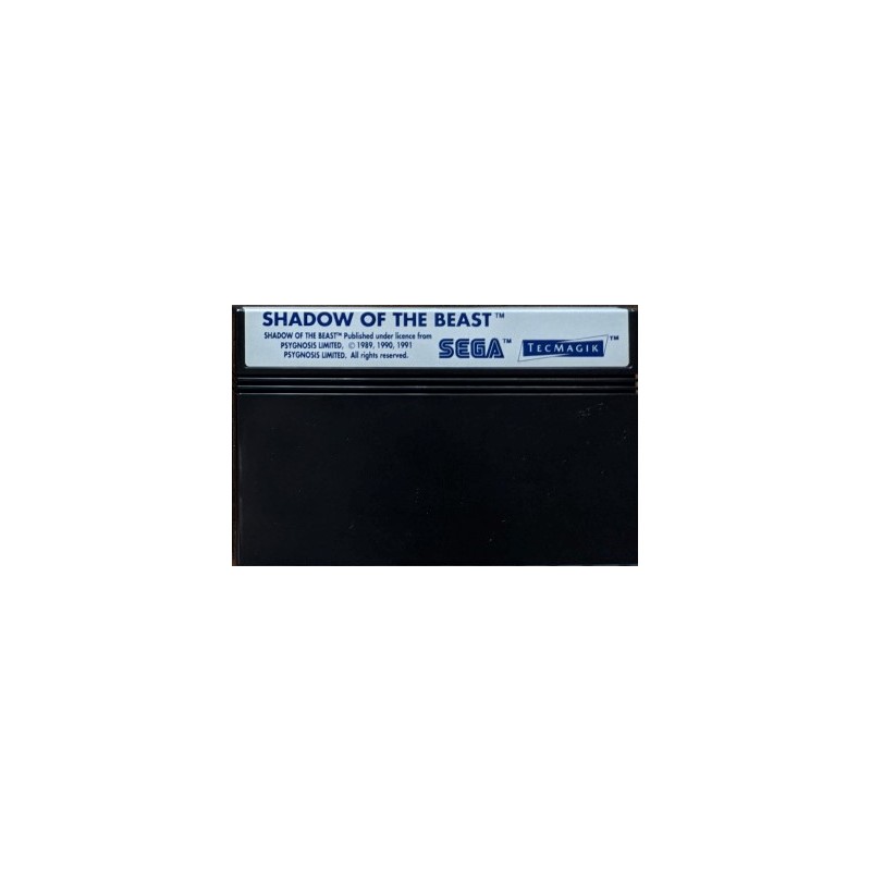 MS SHADOW OF THE BEAST (LOOSE) - Jeux Master System au prix de 9,95 €