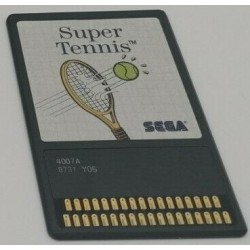 MS SUPER TENNIS SEGA CARD (LOOSE) - Jeux Master System au prix de 0,00 €