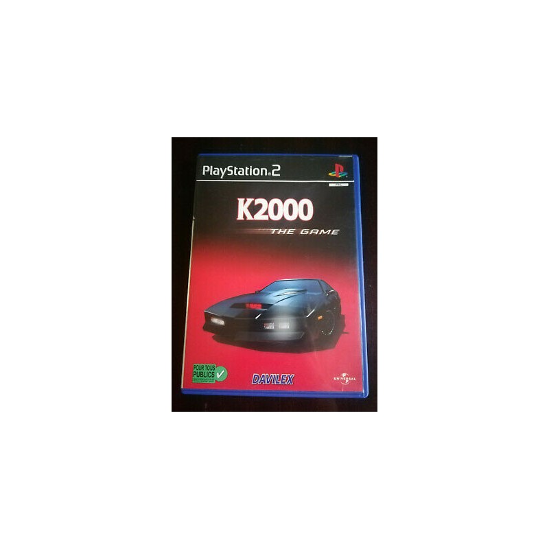 PS2 K2000 THE GAME - Jeux PS2 au prix de 2,95 €