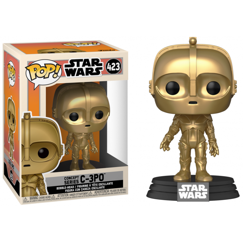 POP STAR WARS 423 C3PO CONCEPT - Figurines POP au prix de 14,95 €