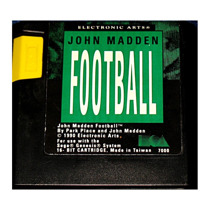 MD JOHN MADDEN AMERICAN FOOTBALL (LOOSE) - Jeux Mega Drive au prix de 4,95 €