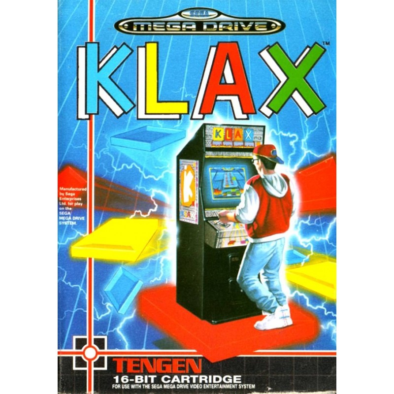 MD KLAX - Jeux Mega Drive au prix de 0,00 €