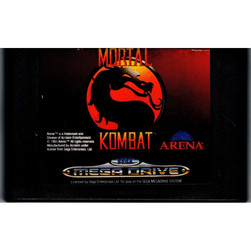 MD MORTAL KOMBAT (LOOSE) - Jeux Mega Drive au prix de 4,95 €