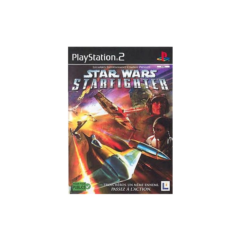 PS2 STAR WARS STARFIGHTER - Jeux PS2 au prix de 6,95 €