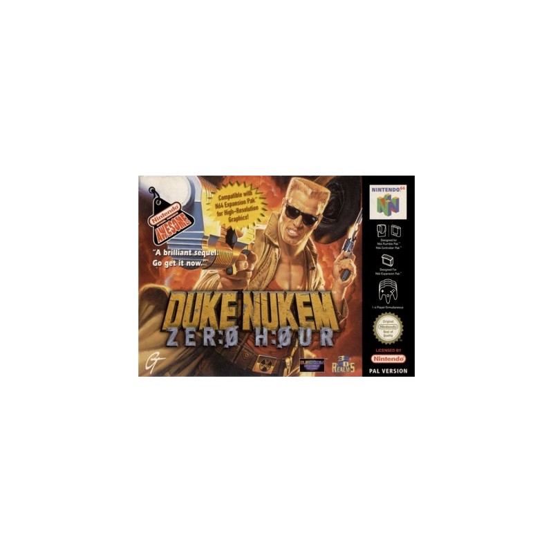 N64 DUKE NUKEM ZERO HOUR - Jeux Nintendo 64 au prix de 24,95 €