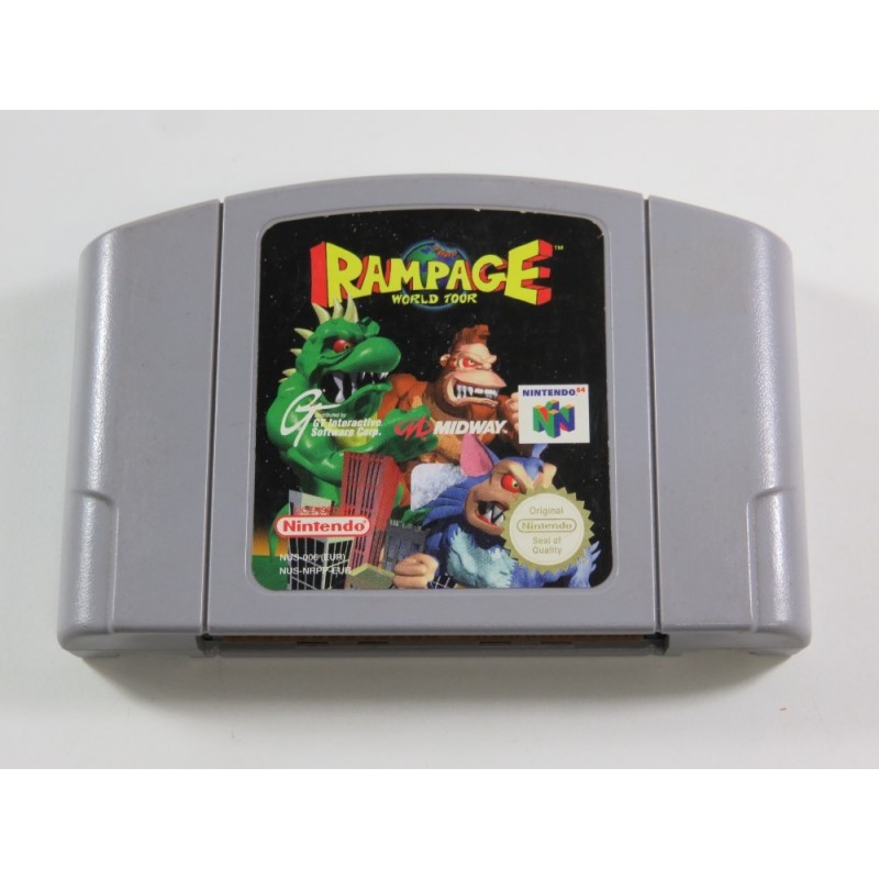 N64 RAMPAGE WORLD TOUR (LOOSE) - Jeux Nintendo 64 au prix de 9,95 €