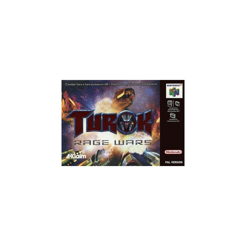 N64 TUROK RAGE WARS - Jeux Nintendo 64 au prix de 14,95 €