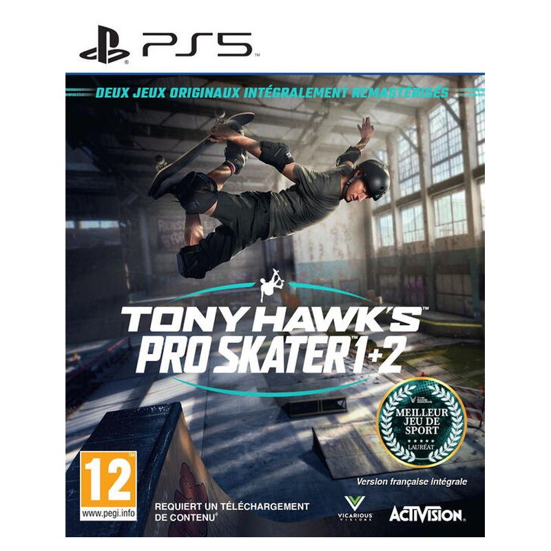 PS5 TONY HAWKS PRO SKATER 1 + 2 - Jeux PS5 au prix de 54,95 €