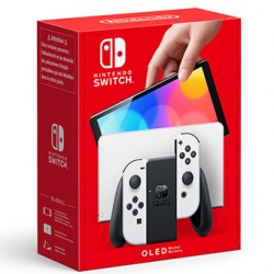 CONSOLE SWITCH OLED WHITE - Consoles Switch au prix de 349,99 €