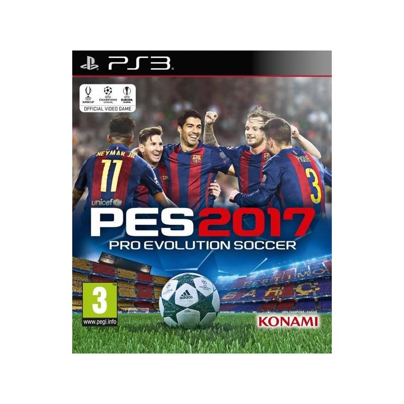 PS3 PES 2017 - Jeux PS3 au prix de 7,95 €