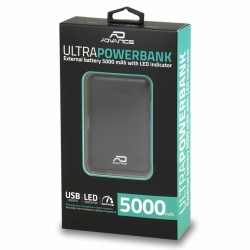 POWERBANK ULTRA LCD 5000MA BLACK - Autres Accessoires au prix de 8,95 €