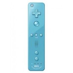 WIIMOTE WII MOTION PLUS BLEUE - Accessoires Wii au prix de 19,95 €