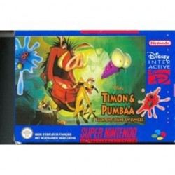 SN DISNEY TIMON ET PUMBAA S ECLATENT DANS LA JUNGLE - Jeux Super NES au prix de 49,95 €