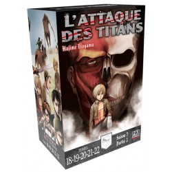 L ATTAQUE DES TITANS INTEGRALE T18 A T22 - Manga au prix de 36,00 €