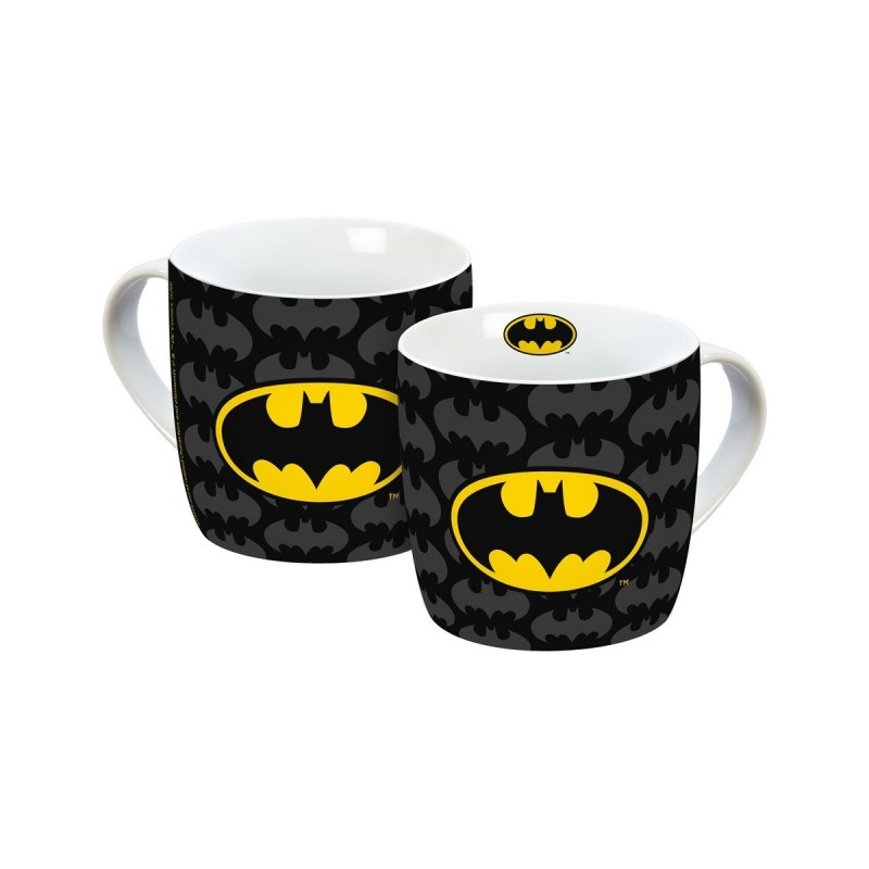 MUG BATMAN LOGO GRIS JAUNE 250ML - Mugs au prix de 9,99 €