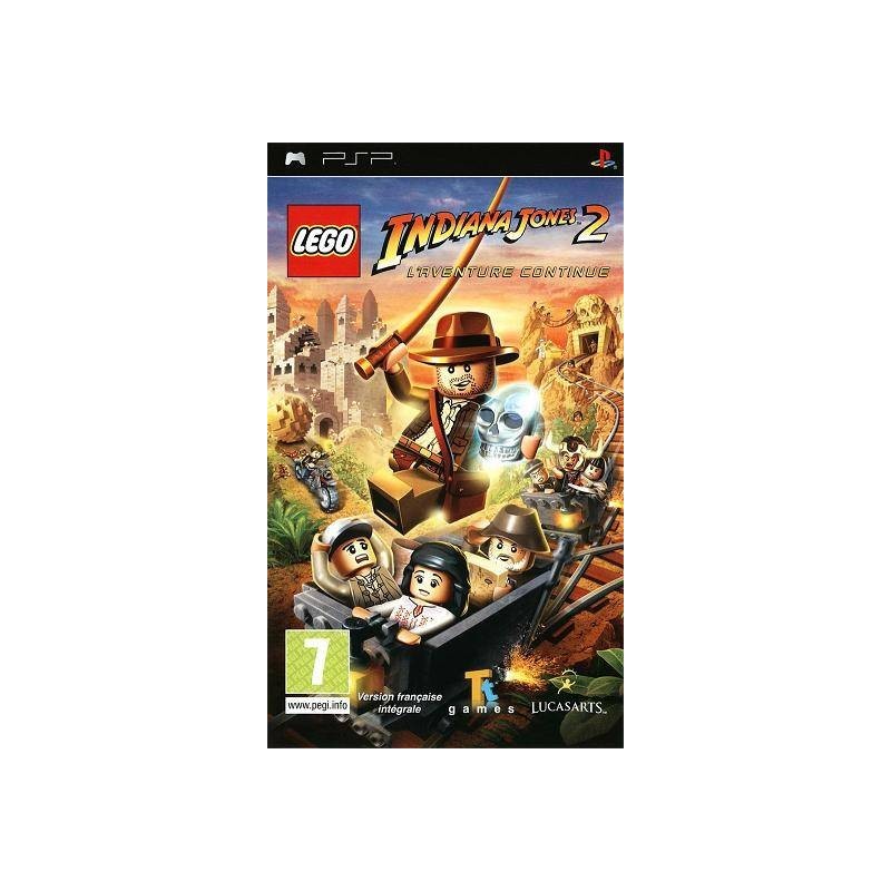 PSP LEGO INDIANA JONES 2 L AVENTURE CONTINUE - Jeux PSP au prix de 7,99 €